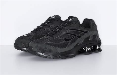 supreme nike shoes black